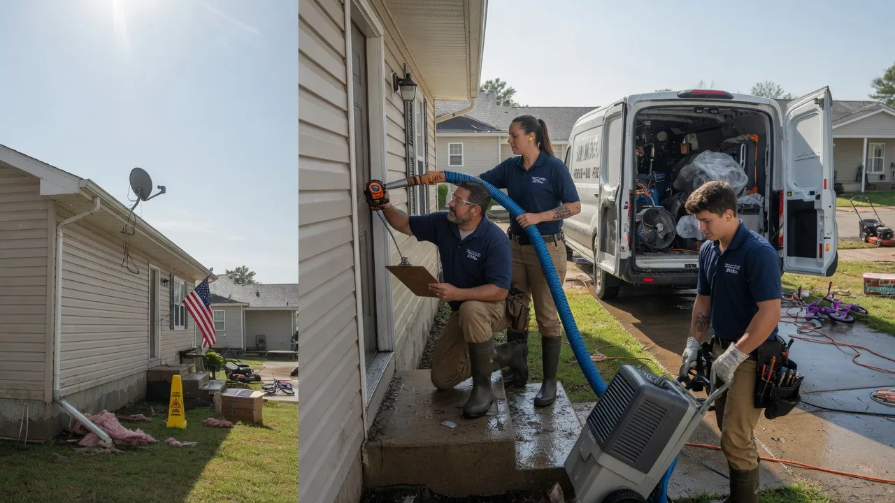 Ceiling Water Damage Restoration in Franklinton, NC near me